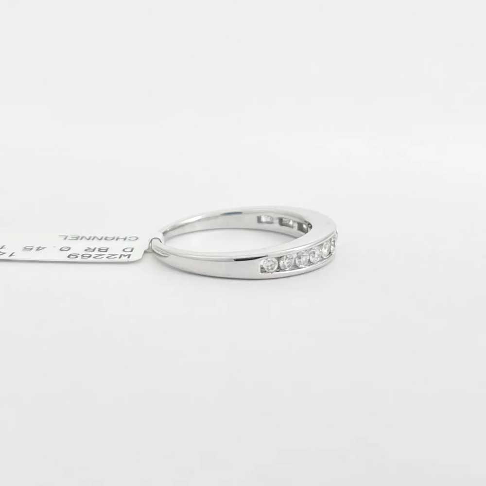 Round Diamond Channel-Set Wedding Band Anniversar… - image 7