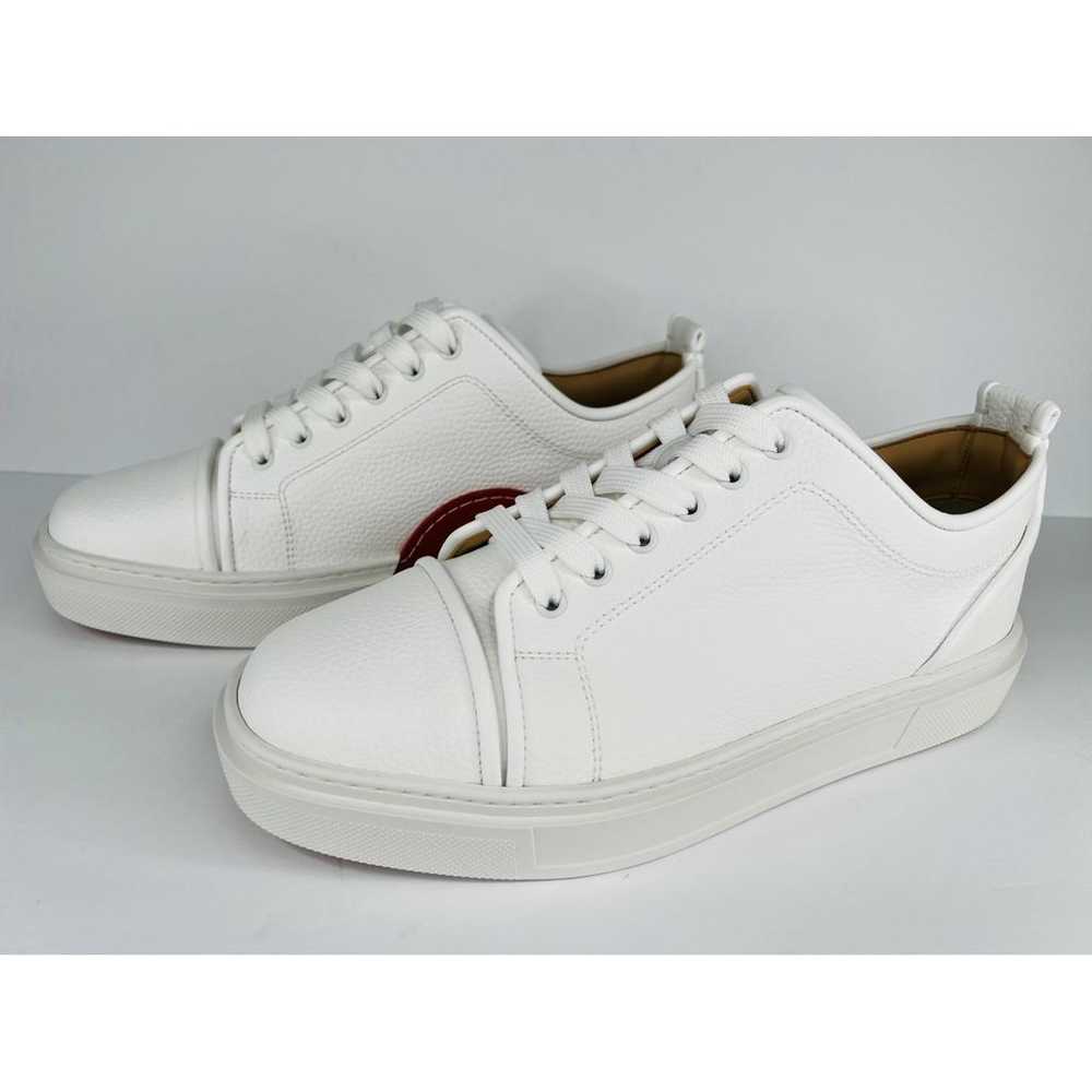 Christian Louboutin Leather low trainers - image 4