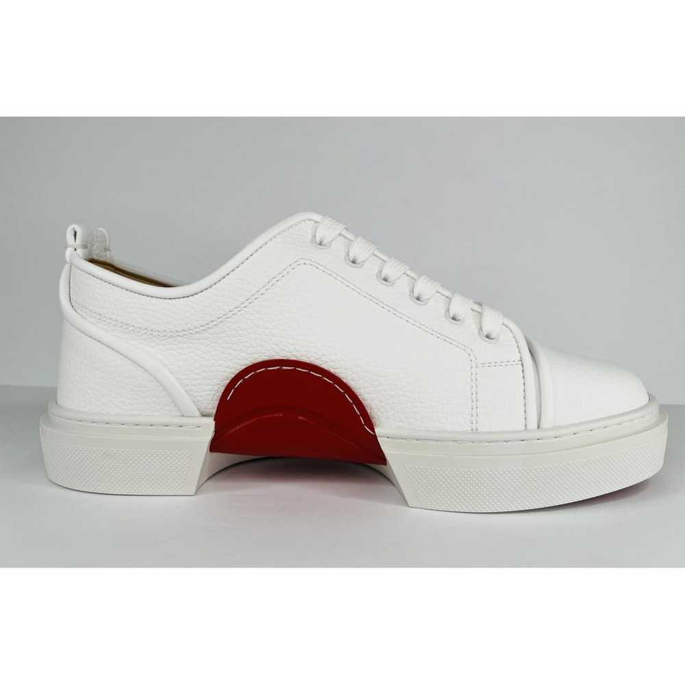 Christian Louboutin Leather low trainers - image 9