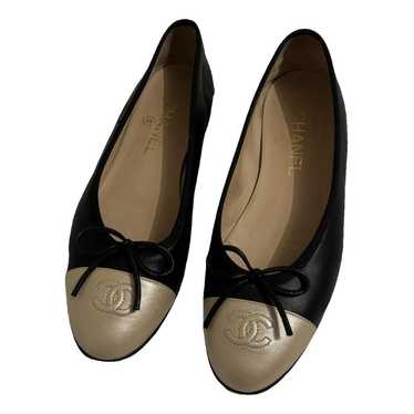 Chanel Cambon leather ballet flats - image 1