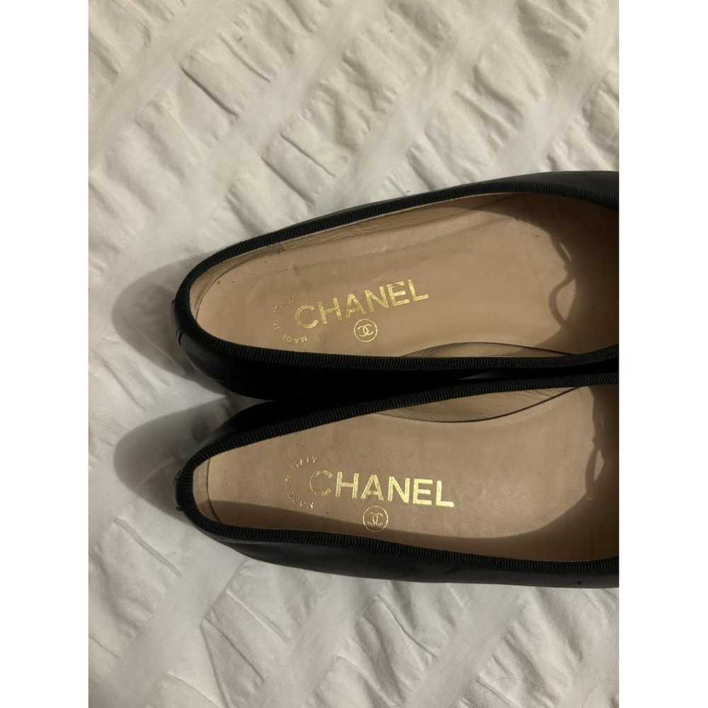 Chanel Cambon leather ballet flats - image 2