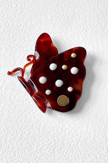 Vintage Y2K Marc Jacobs Polka Dot Butterfly Brooch