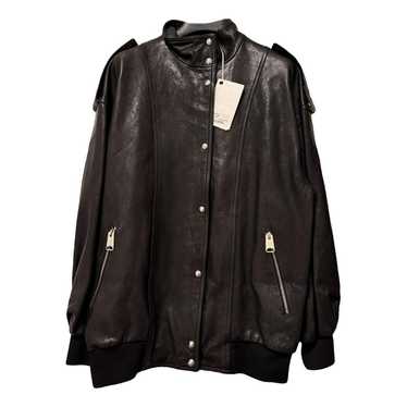 送料関税込★KHAITE★スペンス・レザー・ボマー・ジャケット Khaite Black Leather Jackets | italist