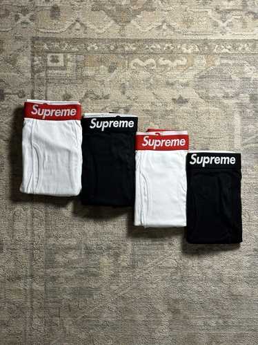 Supreme 4-Pack Supreme Hanes Boxers - M