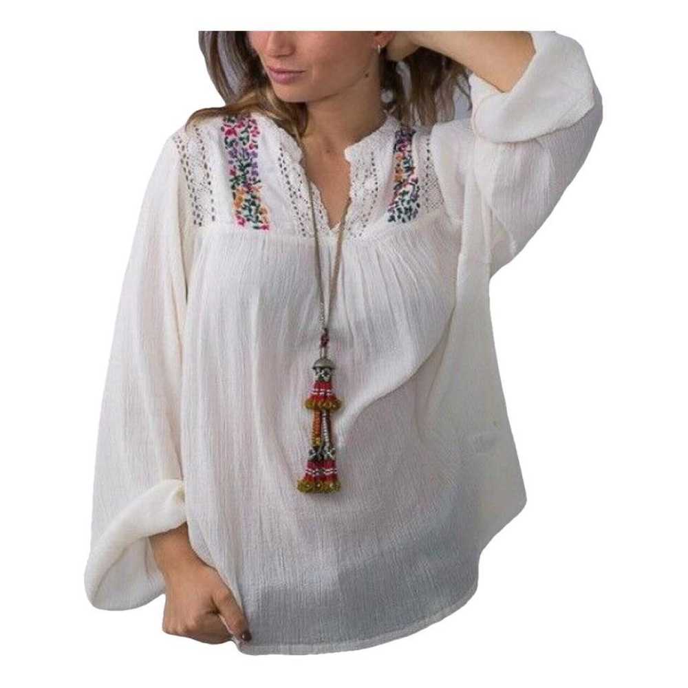 Blue Hippy Blouse - image 2