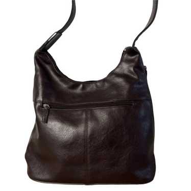 Bueno Leather Shoulder Bag Brown