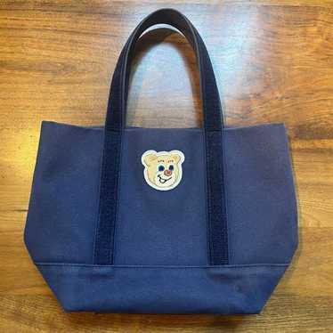 [FEILER] Old Teddy Patch Tote Bag - Navy