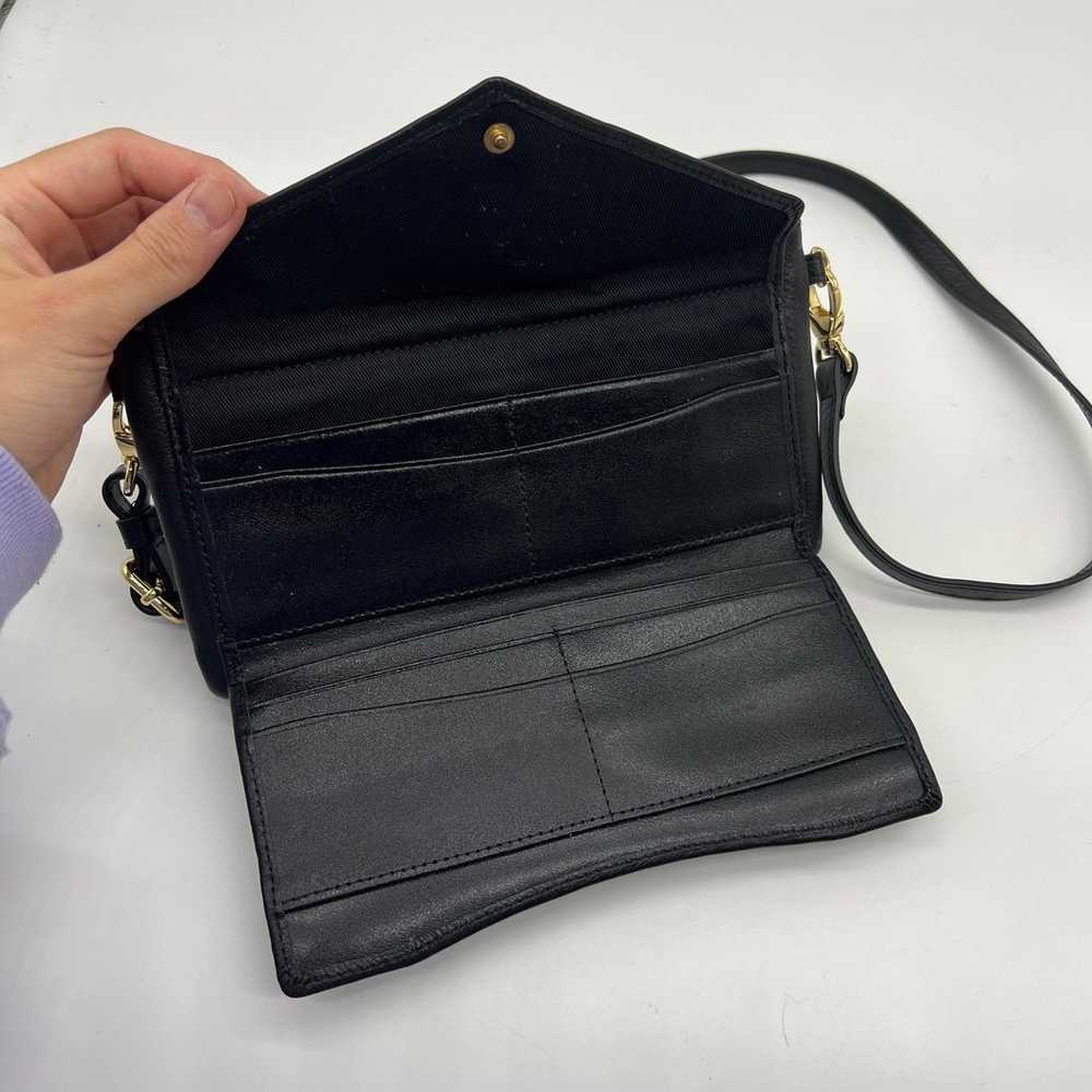 LODIS Women Crossbody Purse Black Leather Small H… - image 3