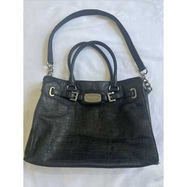 Michael Kors Large Hamilton Crocodile Black Tote … - image 1