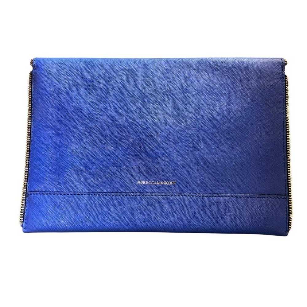 REBECCA MINKOFF Leo Envelope Clutch Royal Blue - image 3