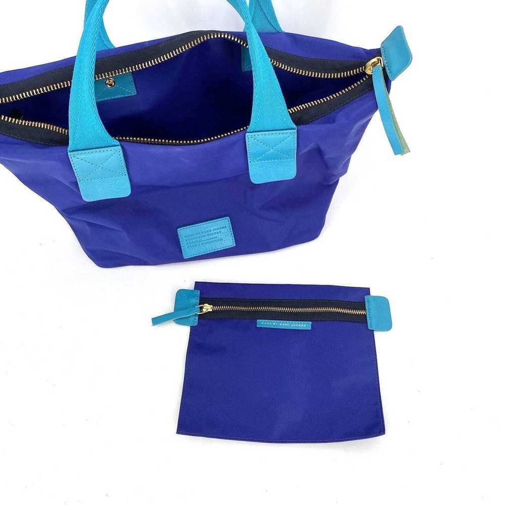 Marc By Marc Jacobs Domo Arigato Zip Tote Blue - image 6