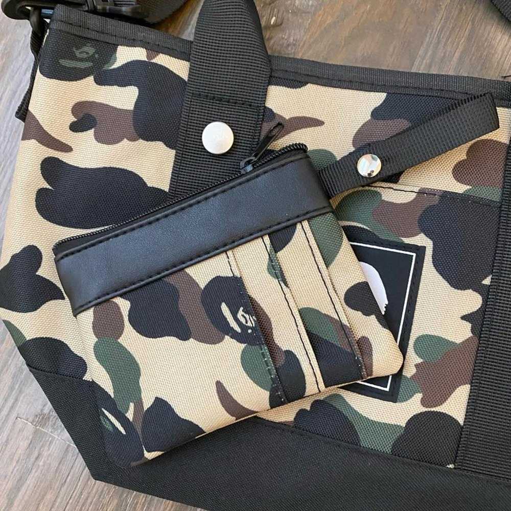 Bundle of A Bathing Ape Bags Bape Camo mini tote … - image 5