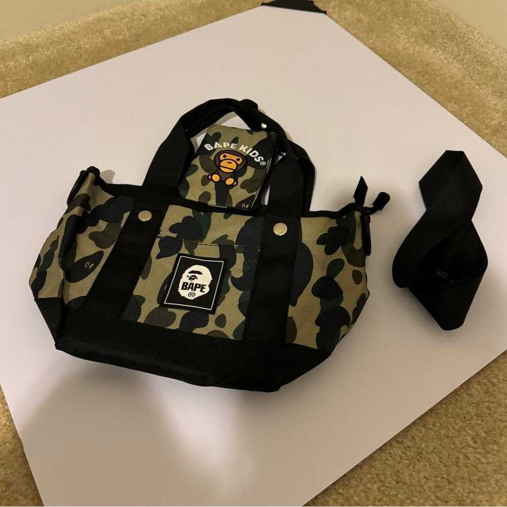 Bundle of A Bathing Ape Bags Bape Camo mini tote … - image 7