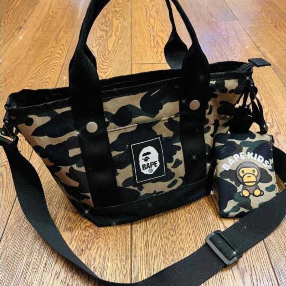 Bundle of A Bathing Ape Bags Bape Camo mini tote … - image 8