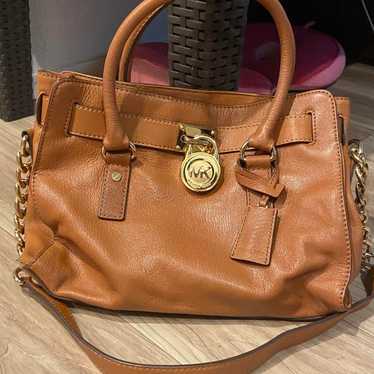 Michael Kors MK brown one-shoulder bag hand 2way b