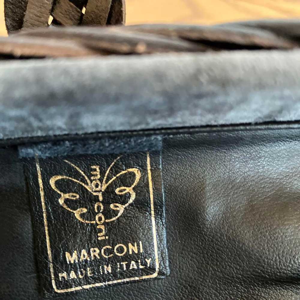 【MARCONI】Italian-made leather clutch bag. - image 5