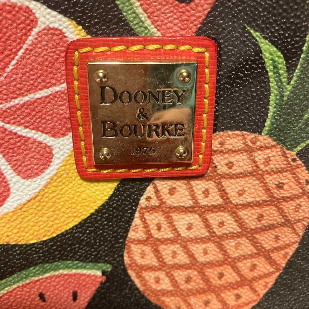 Dooney And Burke Tote Purse Tropical Fruit - image 6