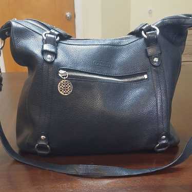 Coach Alexandra Convertible Black Pebble
Leather T