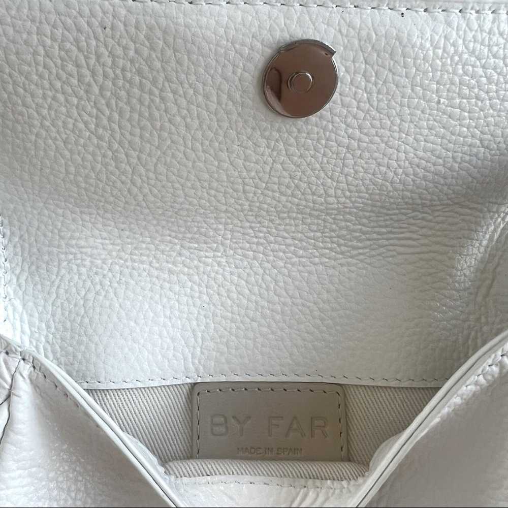 BY FAR Alfie Top Handle Mini Bag in White - image 10