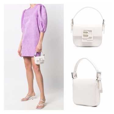 BY FAR Alfie Top Handle Mini Bag in White - image 1