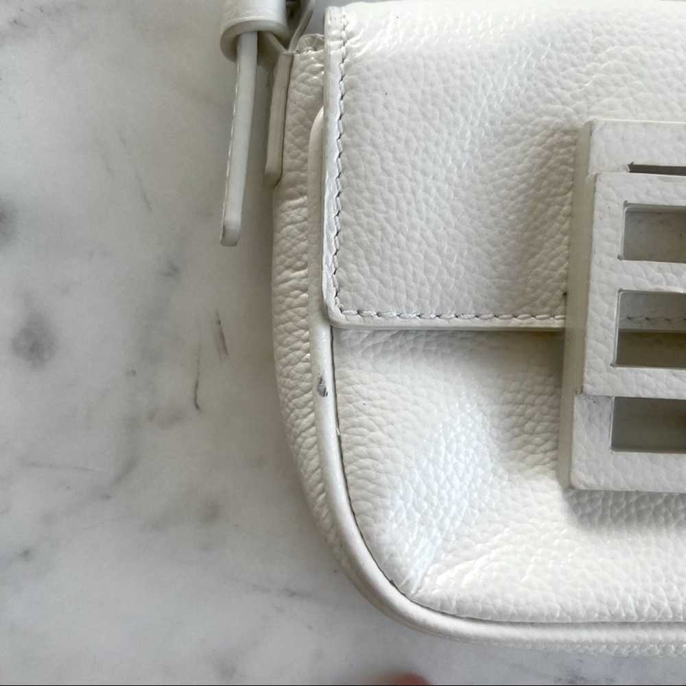 BY FAR Alfie Top Handle Mini Bag in White - image 4