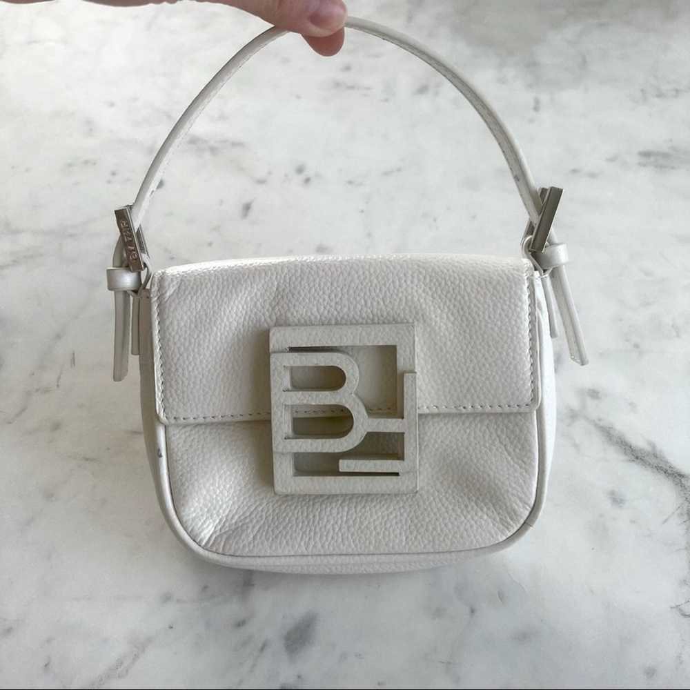 BY FAR Alfie Top Handle Mini Bag in White - image 8