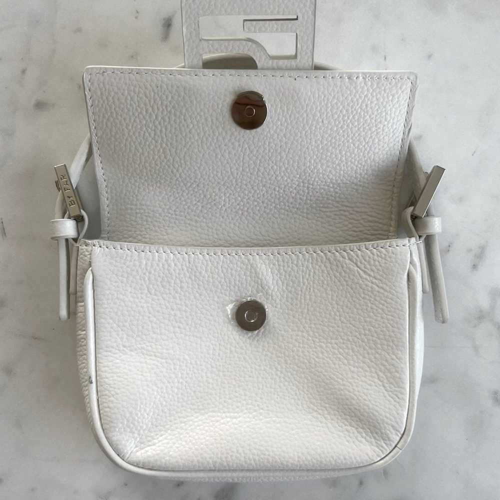 BY FAR Alfie Top Handle Mini Bag in White - image 9