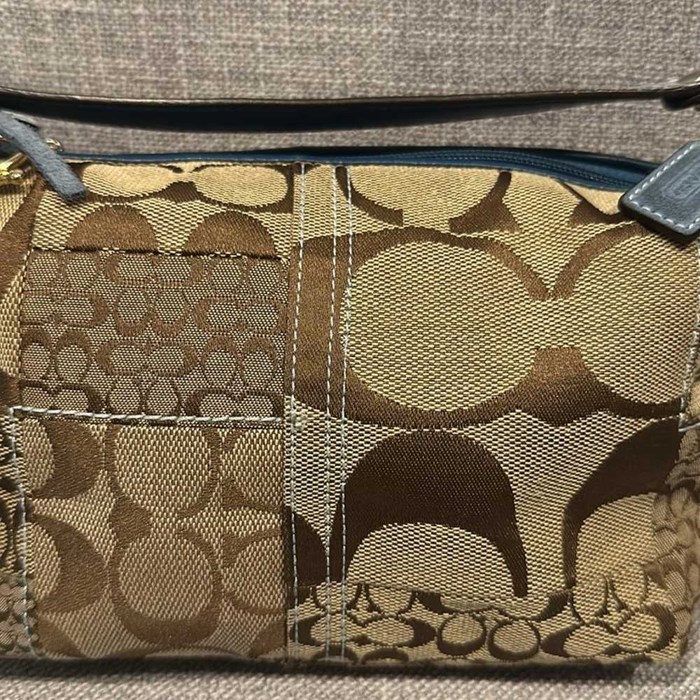 Coach Signature Patchwork
Snakeskin Trim hobo han… - image 11