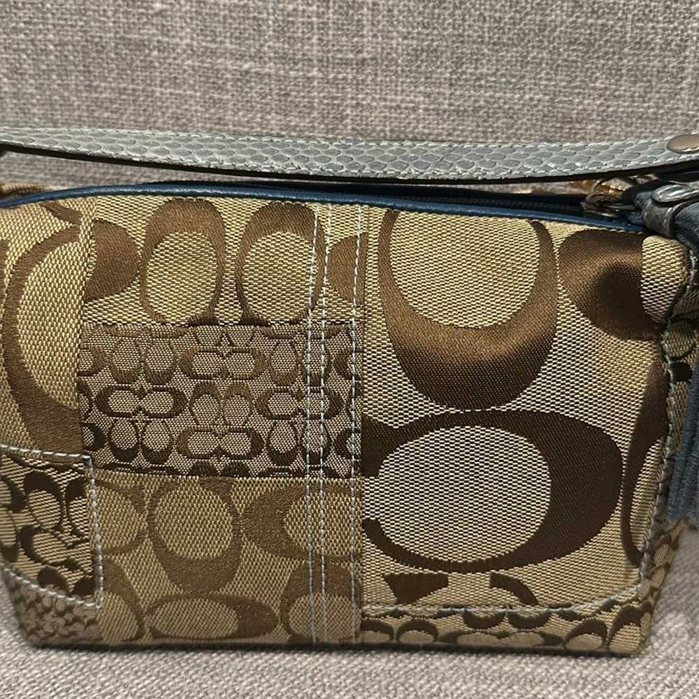 Coach Signature Patchwork
Snakeskin Trim hobo han… - image 12