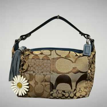 Coach Signature Patchwork
Snakeskin Trim hobo han… - image 1