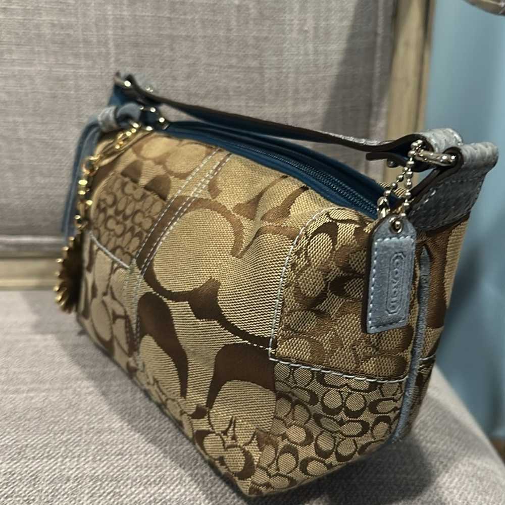 Coach Signature Patchwork
Snakeskin Trim hobo han… - image 5