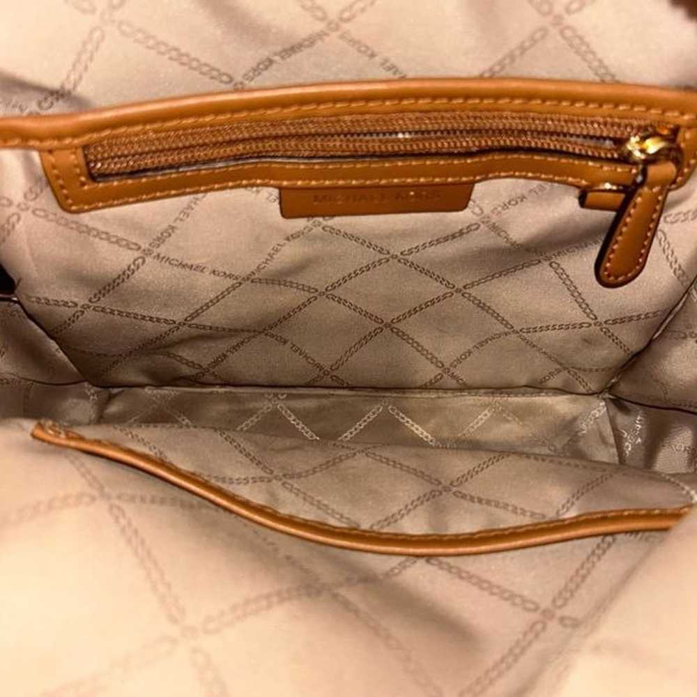 Michael Kors Sheila Zipper Closure MK Monogrammed… - image 5