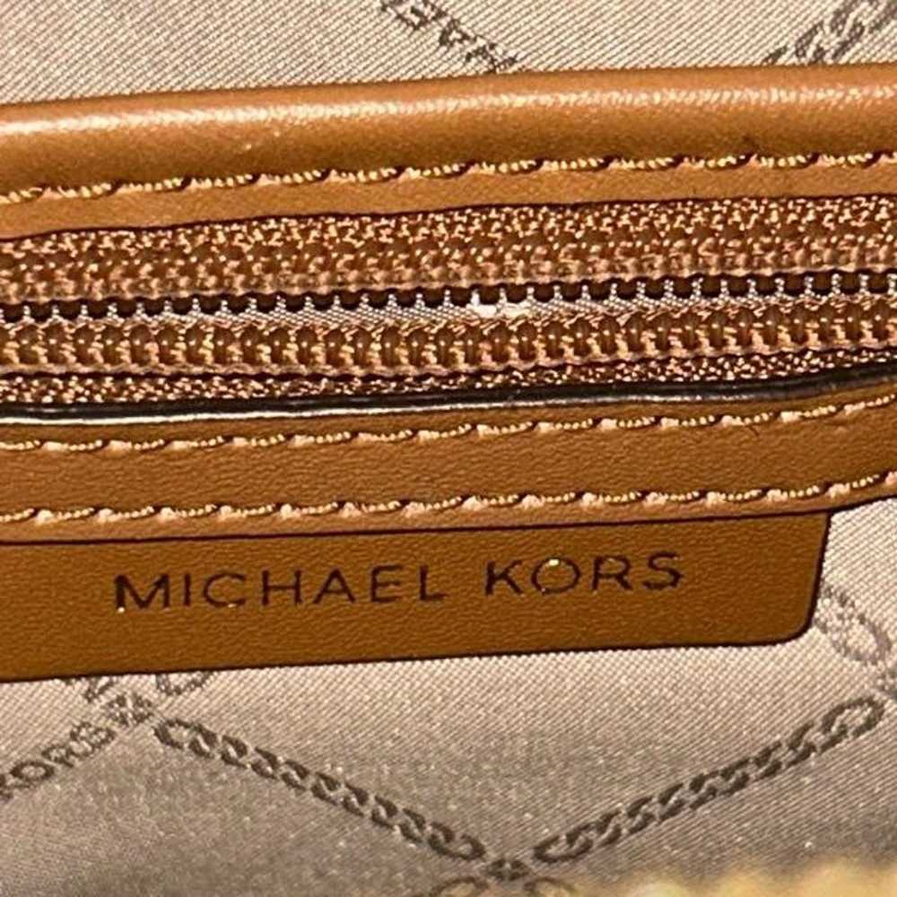 Michael Kors Sheila Zipper Closure MK Monogrammed… - image 6