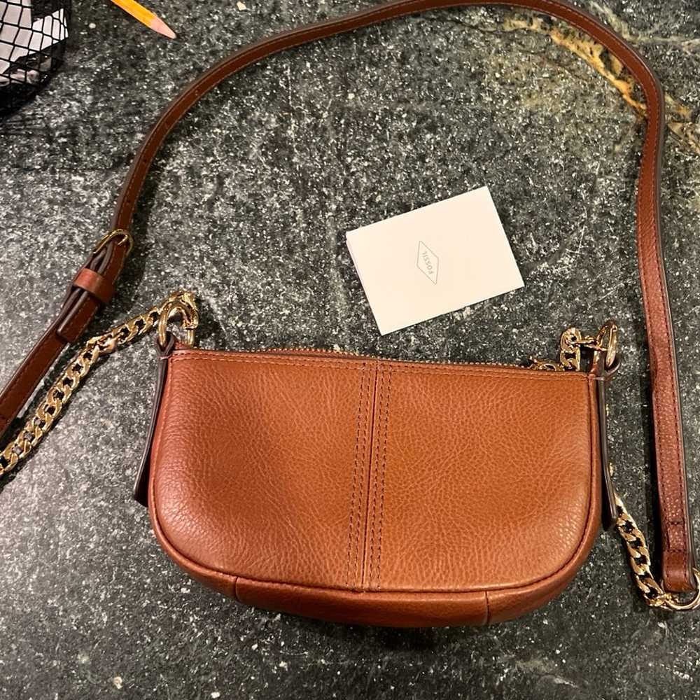 Fossil Jolie Mini Crossbody Bag medium brown - image 2