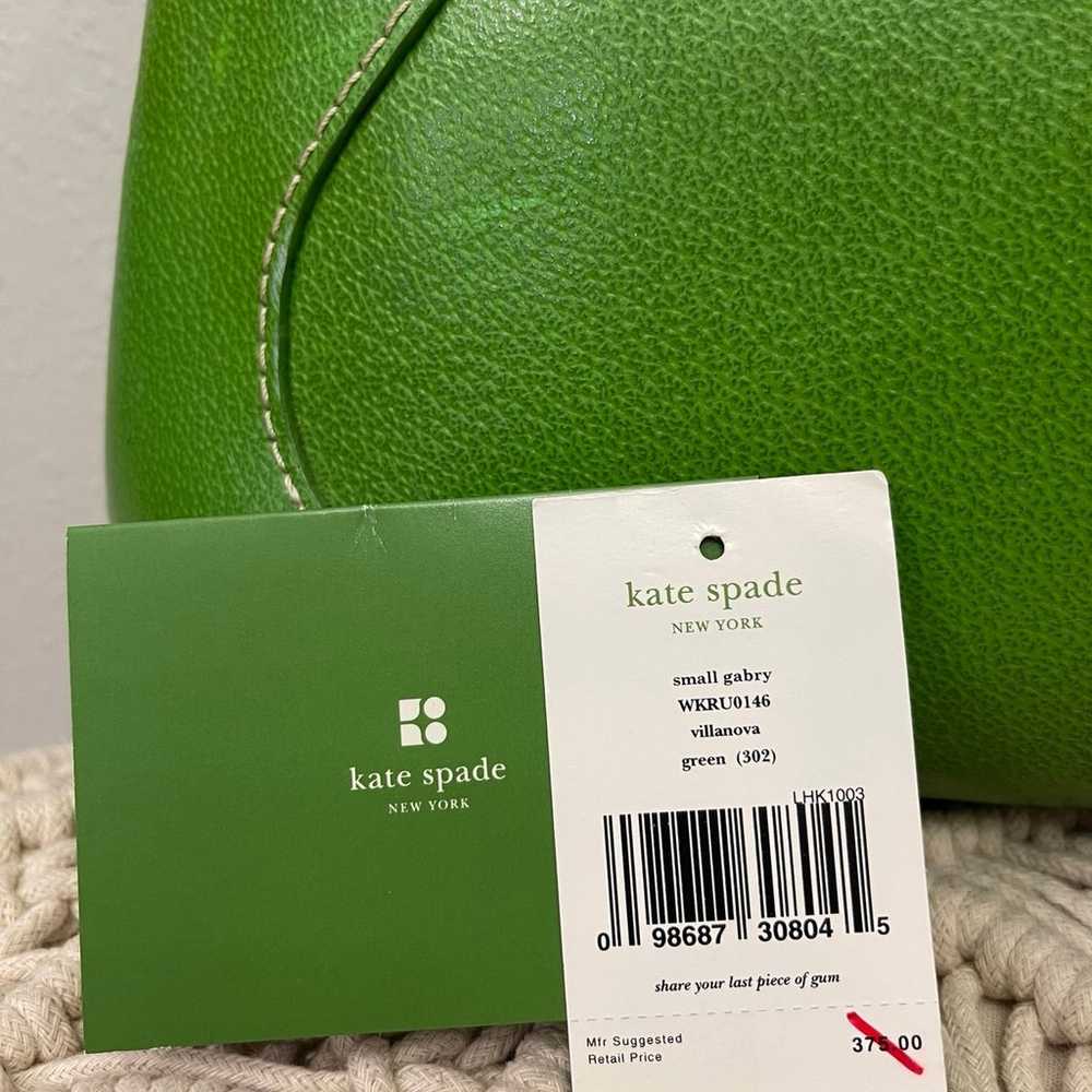 Kate Spade RARE GREEN Leather Shoulder Bag - image 2