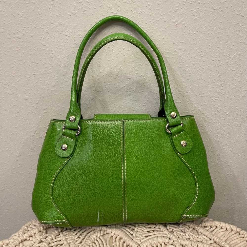 Kate Spade RARE GREEN Leather Shoulder Bag - image 4