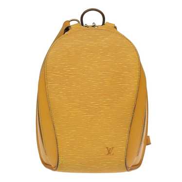 Louis Vuitton Mabillon Yellow Leather Backpack Ba… - image 1