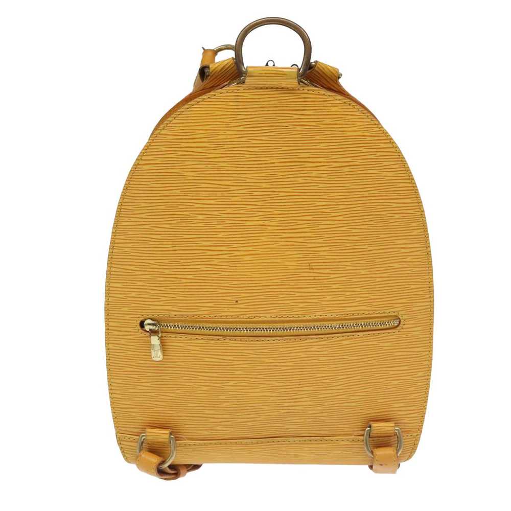 Louis Vuitton Mabillon Yellow Leather Backpack Ba… - image 2