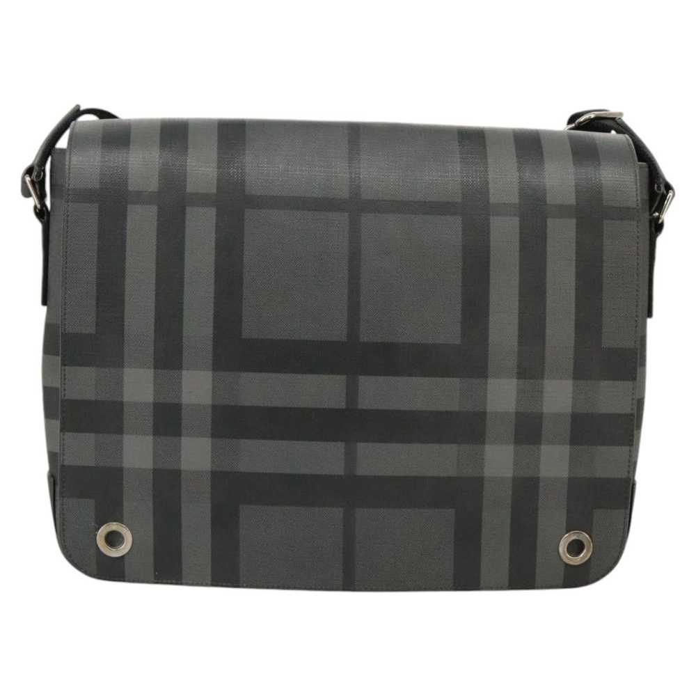 Burberry Nova Check Grey Canvas Shoulder Bag (Pre… - image 1