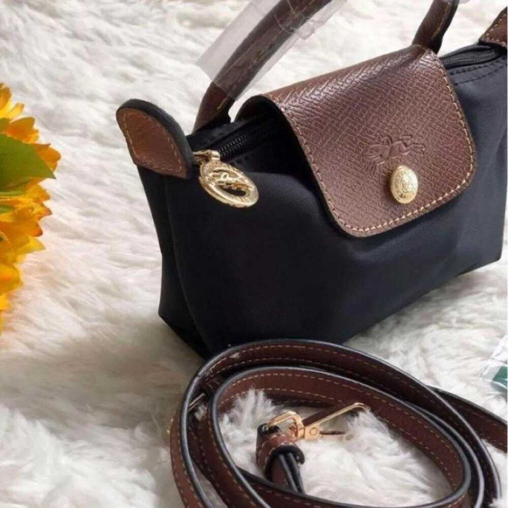 NWT Black Longchamp Le Pliage Original Mini Tote … - image 2