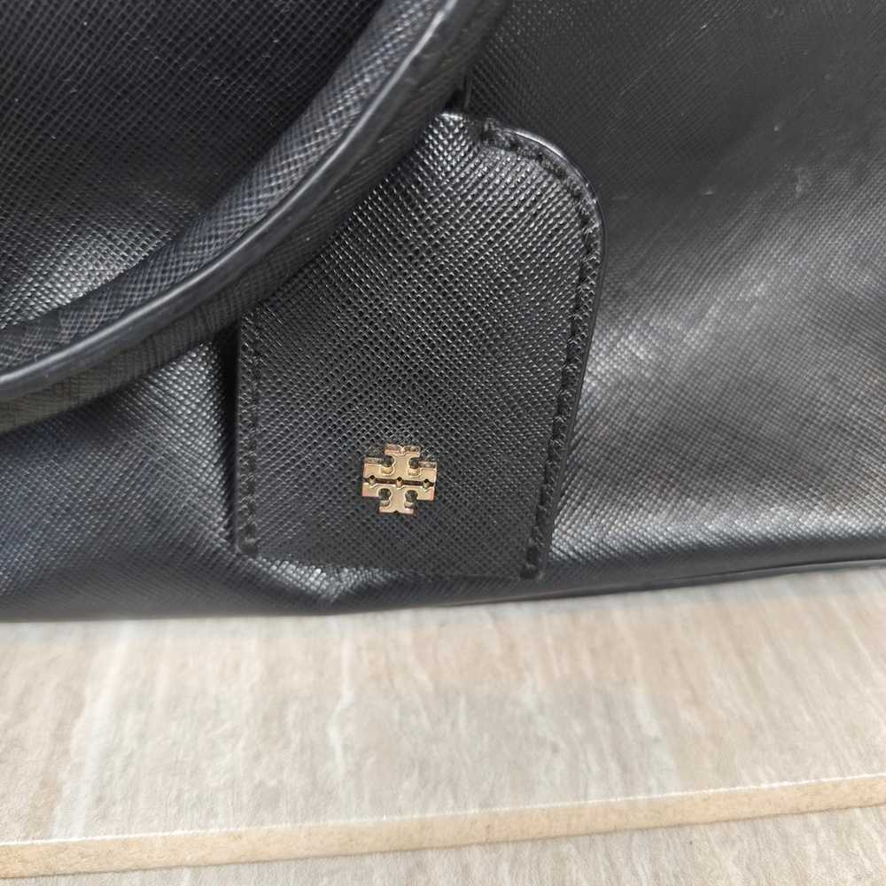 Authentic Tory Burch Classic Black Triple Entry L… - image 3