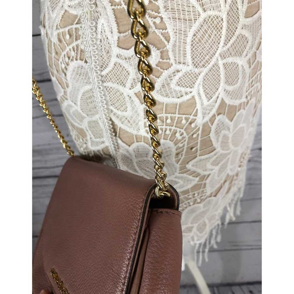 Michael Kors Crossbody brown with gold chain hand… - image 6