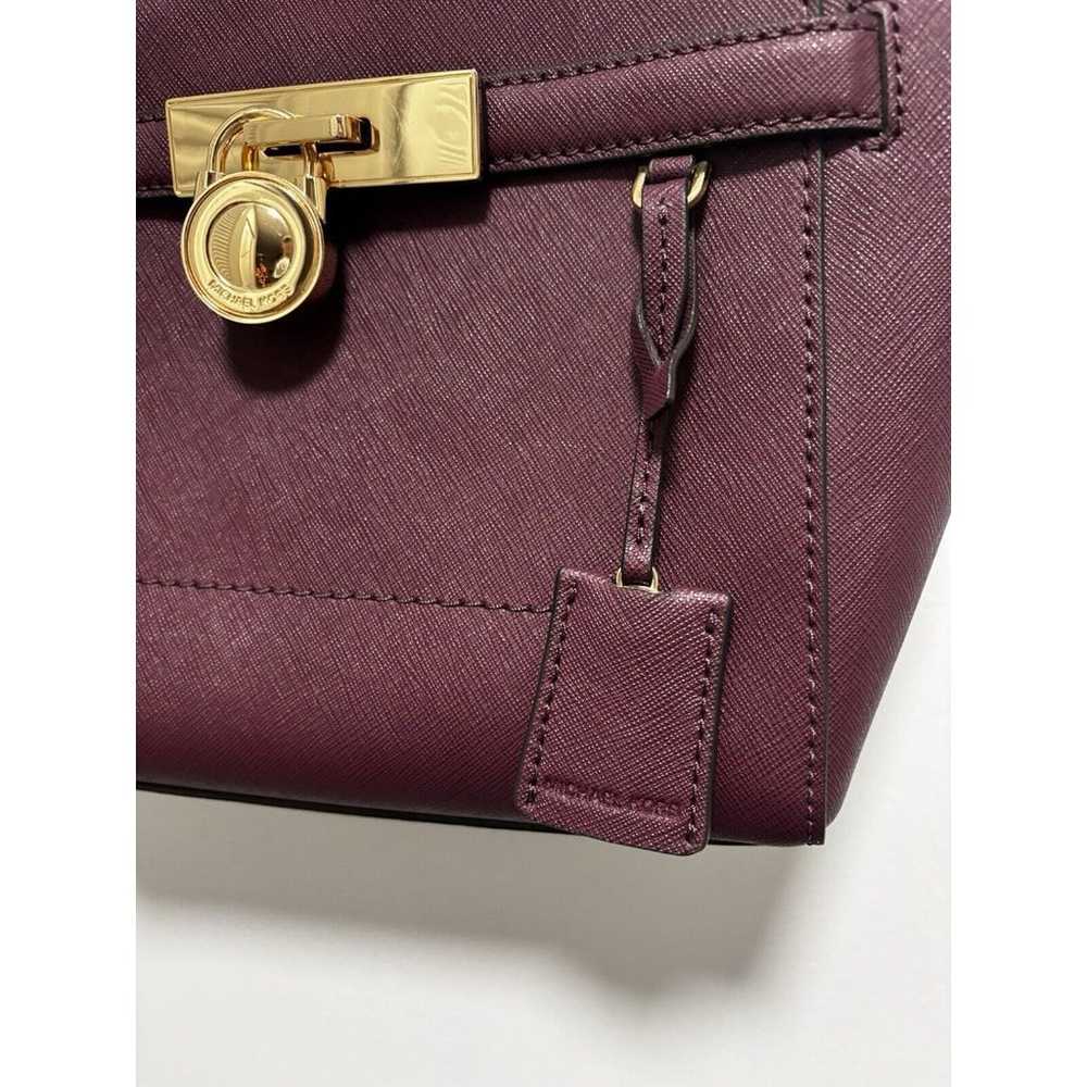 Michael Kors Women's Hamilton  Plum Saffiano Leat… - image 7