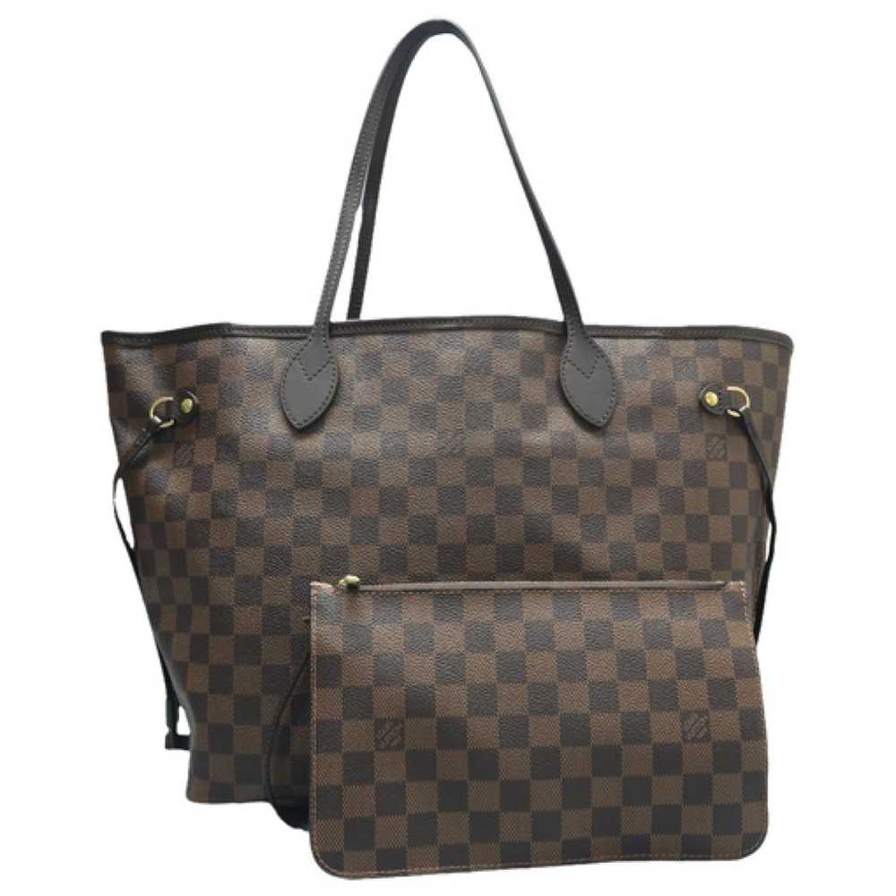 Louis Vuitton Neverfull leather handbag - image 1