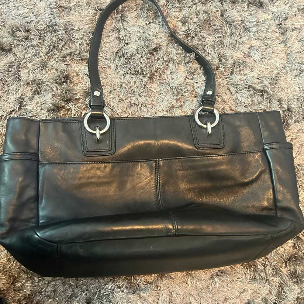 Coach vintage black purse - image 5