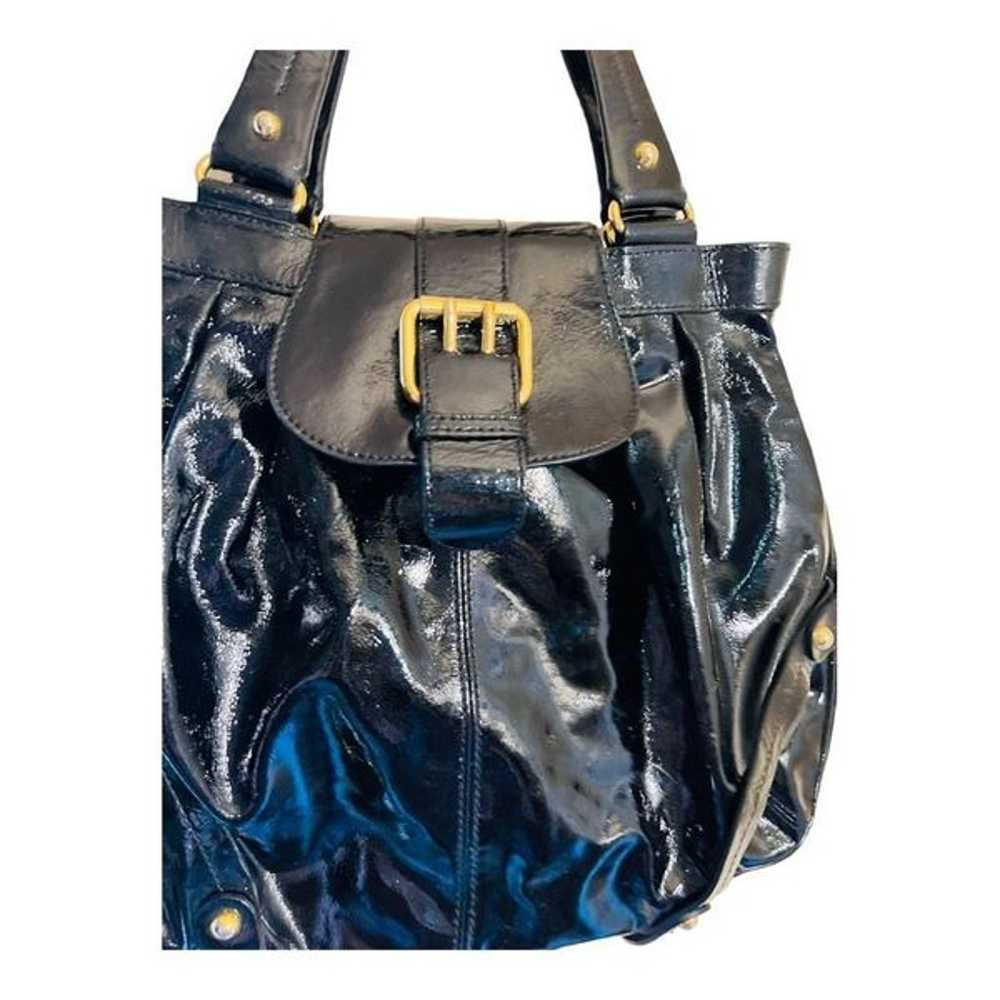 Dooney & Bourke Hayden Bag Black Patent Leather 1… - image 3