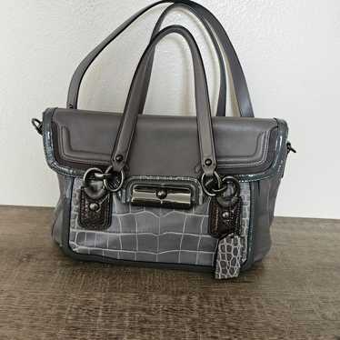 COACH 
KRISTIN SPECTATOR LEATHER FLAP SATCHEL (CO… - image 1