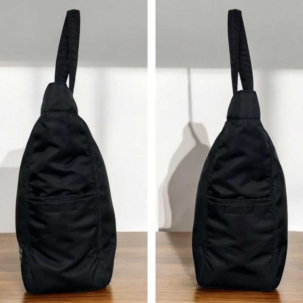 Almost unused / PORTER / CREAM TOTE BAG / Black - image 8