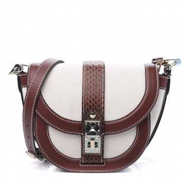 PROENZA SCHOULER Canvas Leather Trimmed Crossbody