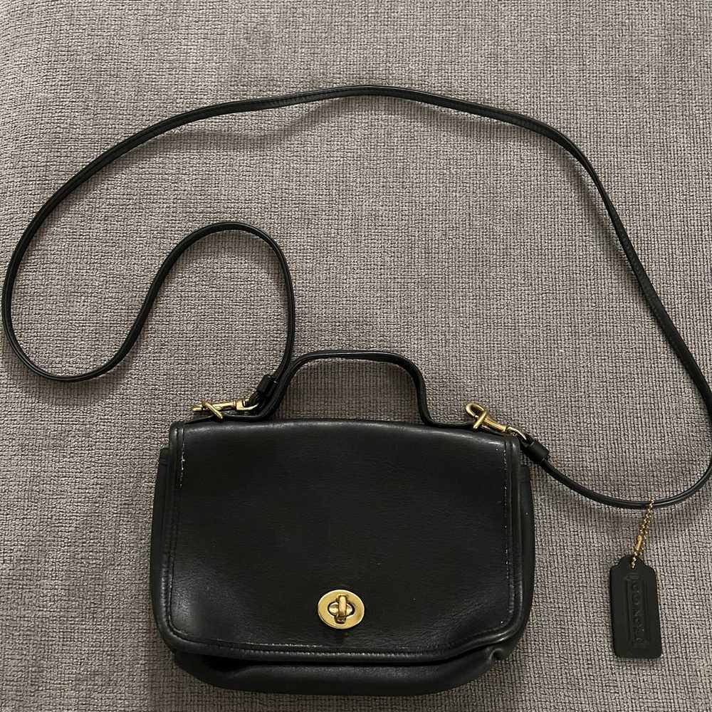 Coach vintage small black crossbody size 9924 - image 1